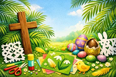 påske, palmesøndag